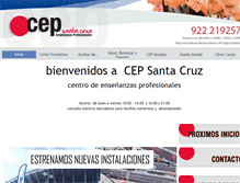 Tablet Screenshot of cepmediadesign.cursostenerife.es